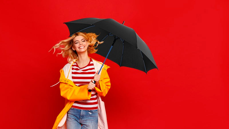 Storm paraplu met bedrukking