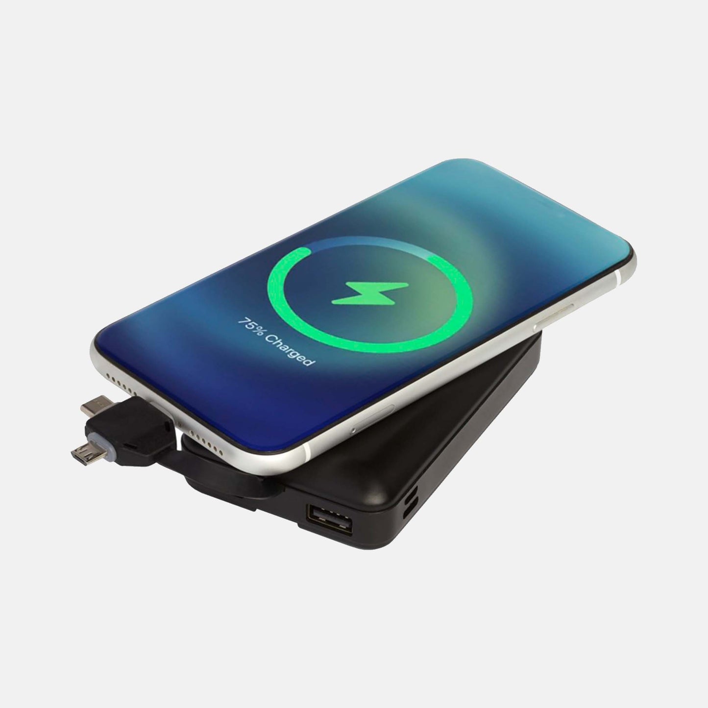 Kano 10,000 mAh Draadloze Powerbank Met 3-in-1-Kabel
