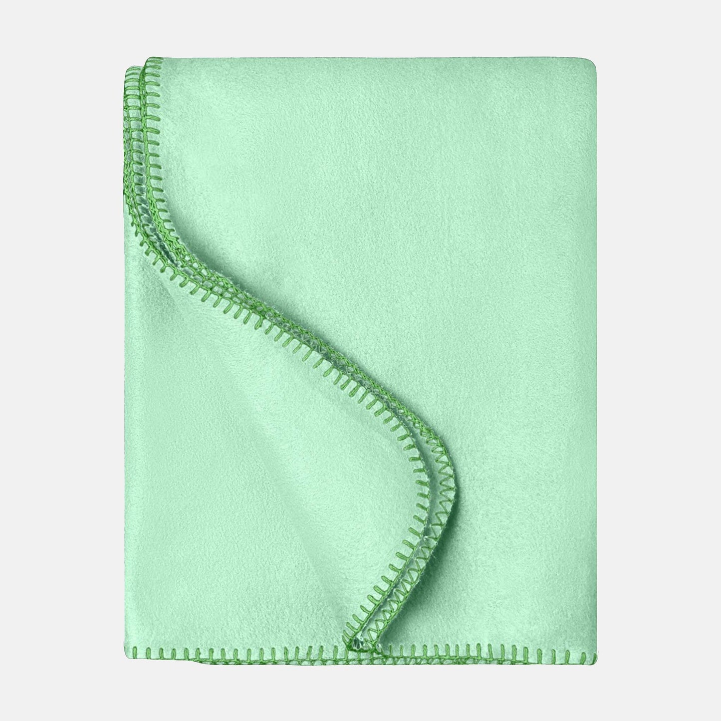Multifunctional Fleece Deken met Borduring