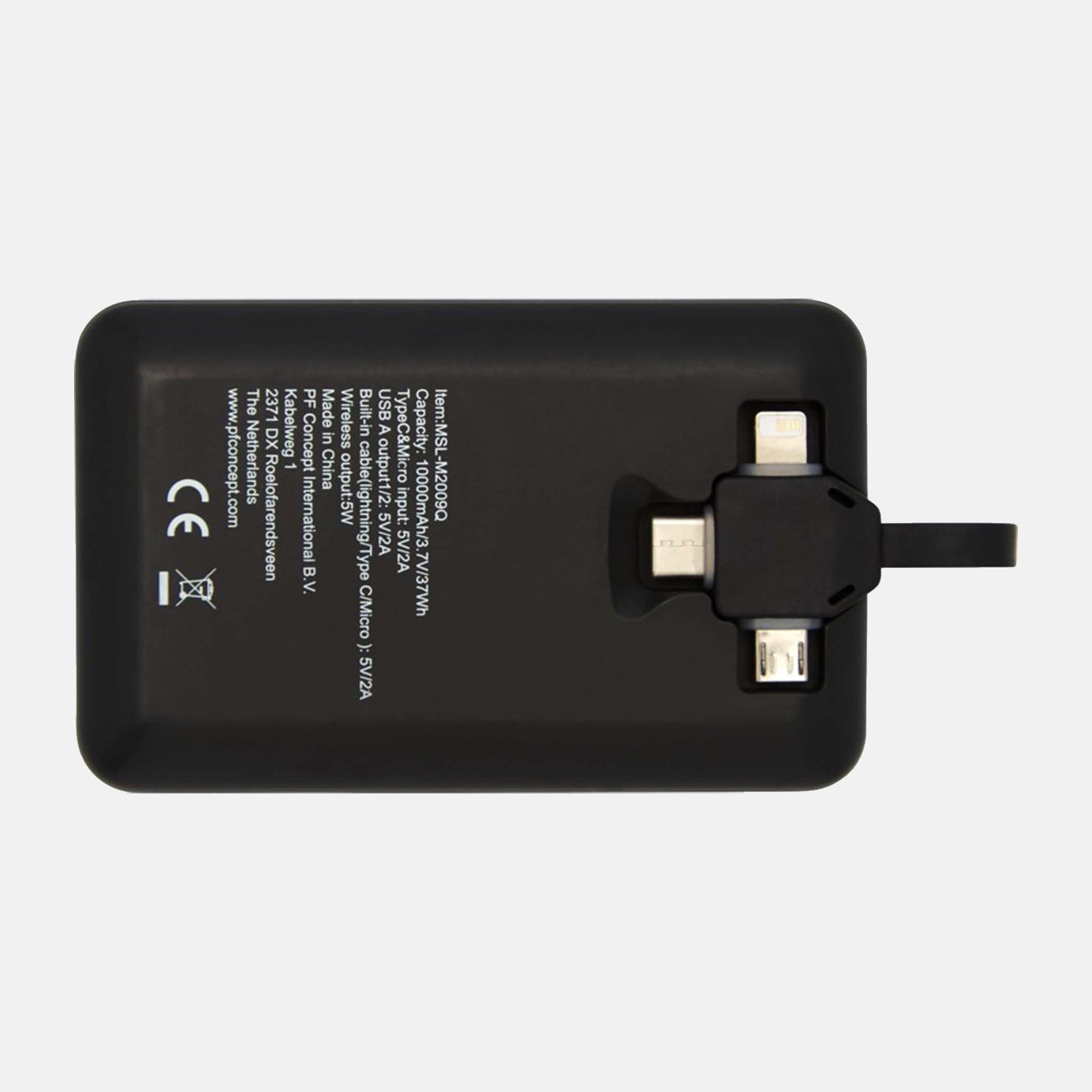 Kano 10,000 mAh Draadloze Powerbank Met 3-in-1-Kabel