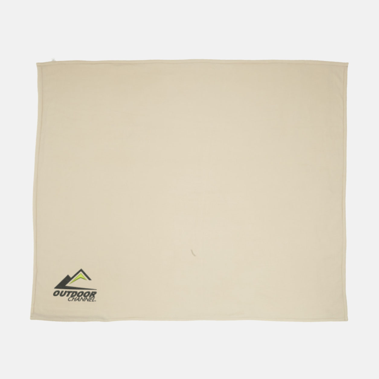 Combi fleece dekens met borduring