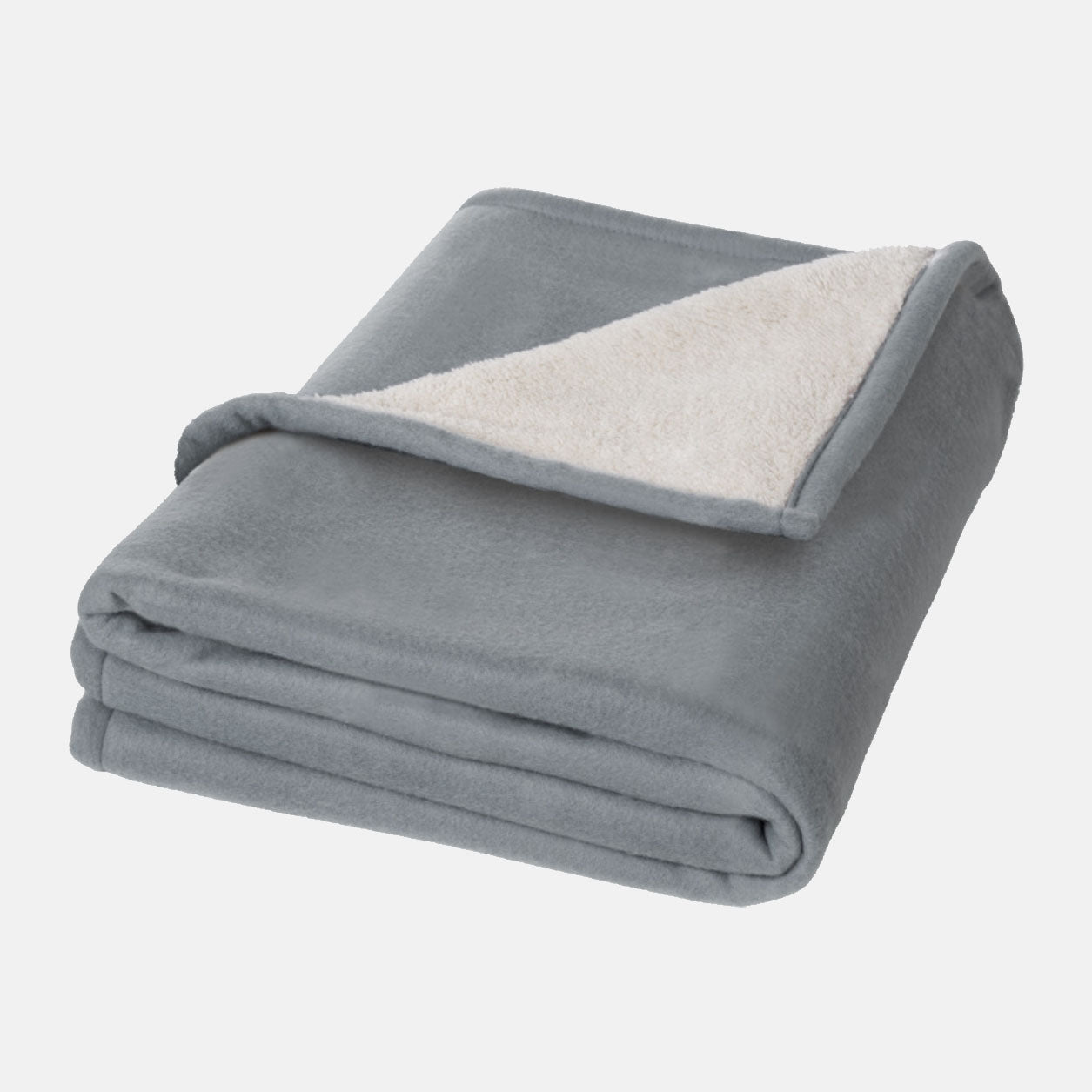 Combi fleece dekens met borduring