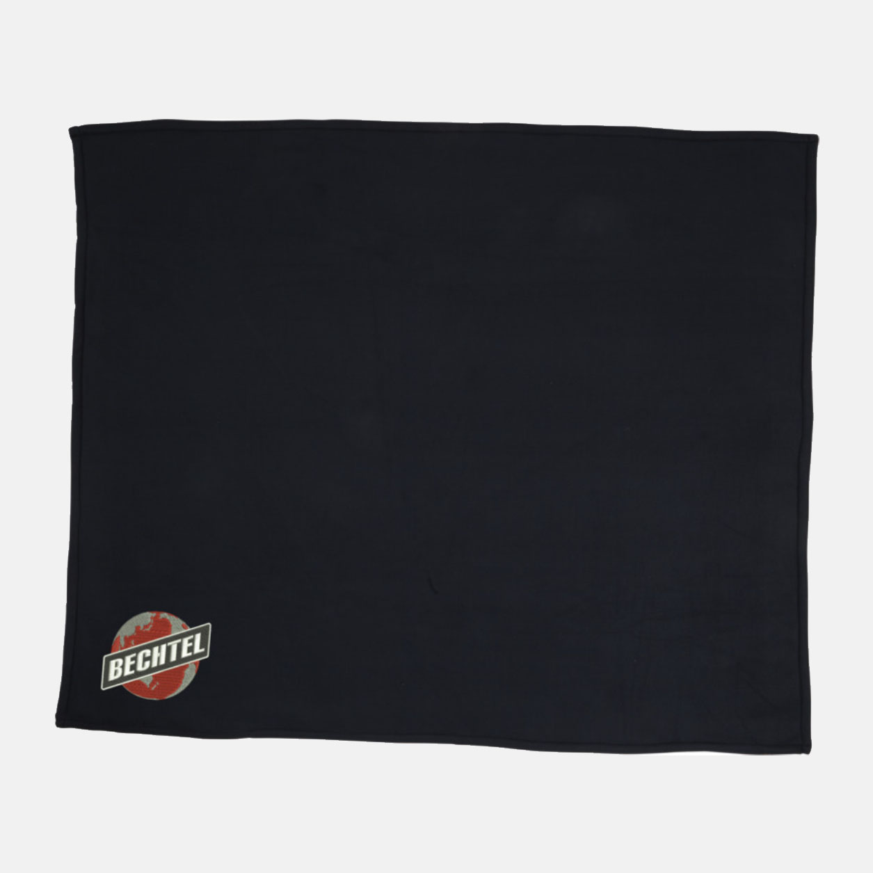 Combi fleece dekens met borduring