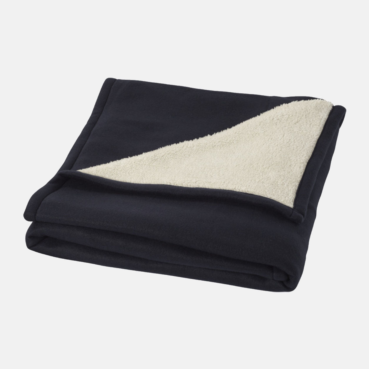 Combi fleece dekens met borduring