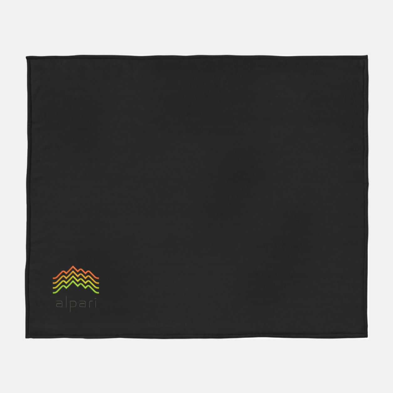 Combi fleece dekens met borduring