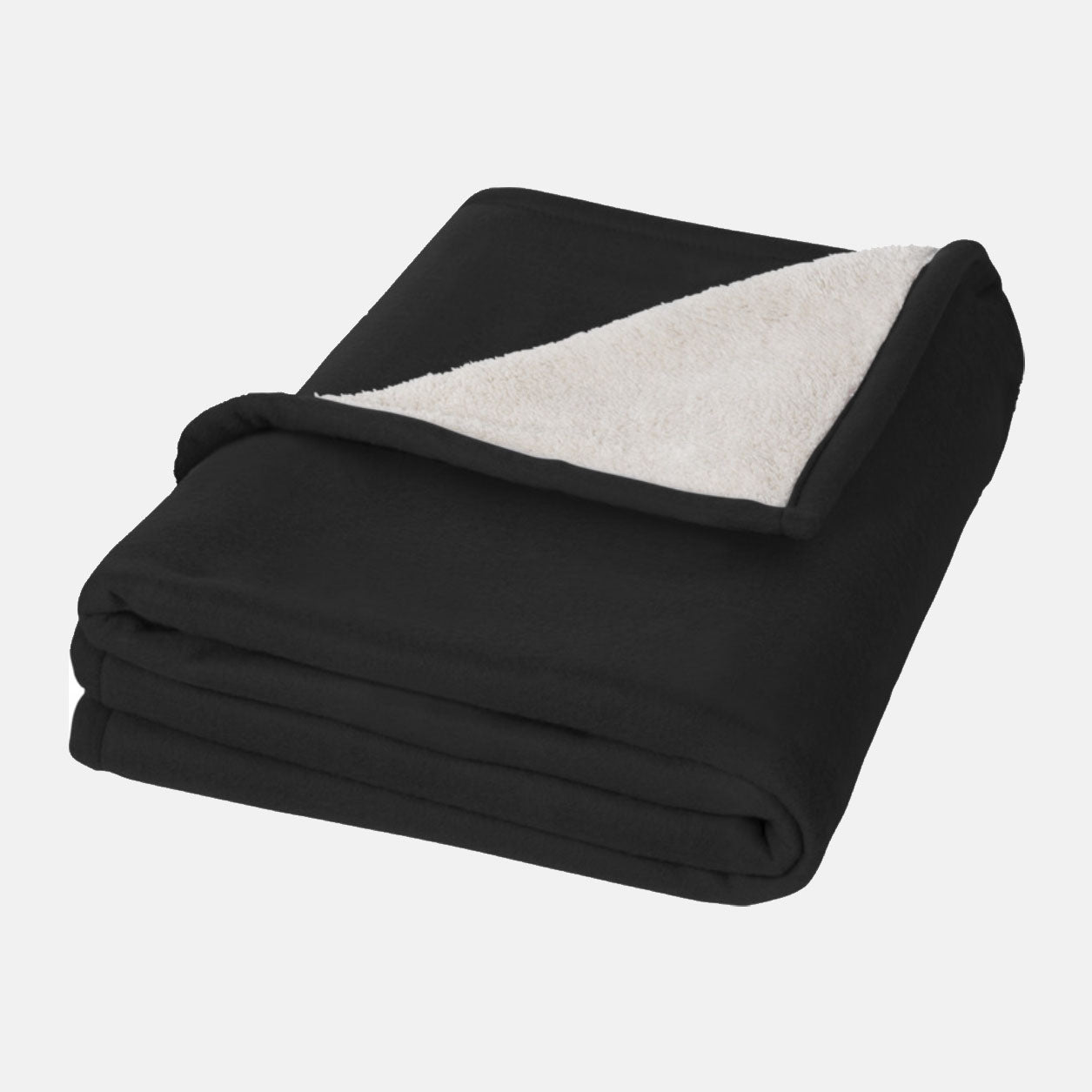Combi fleece dekens met borduring