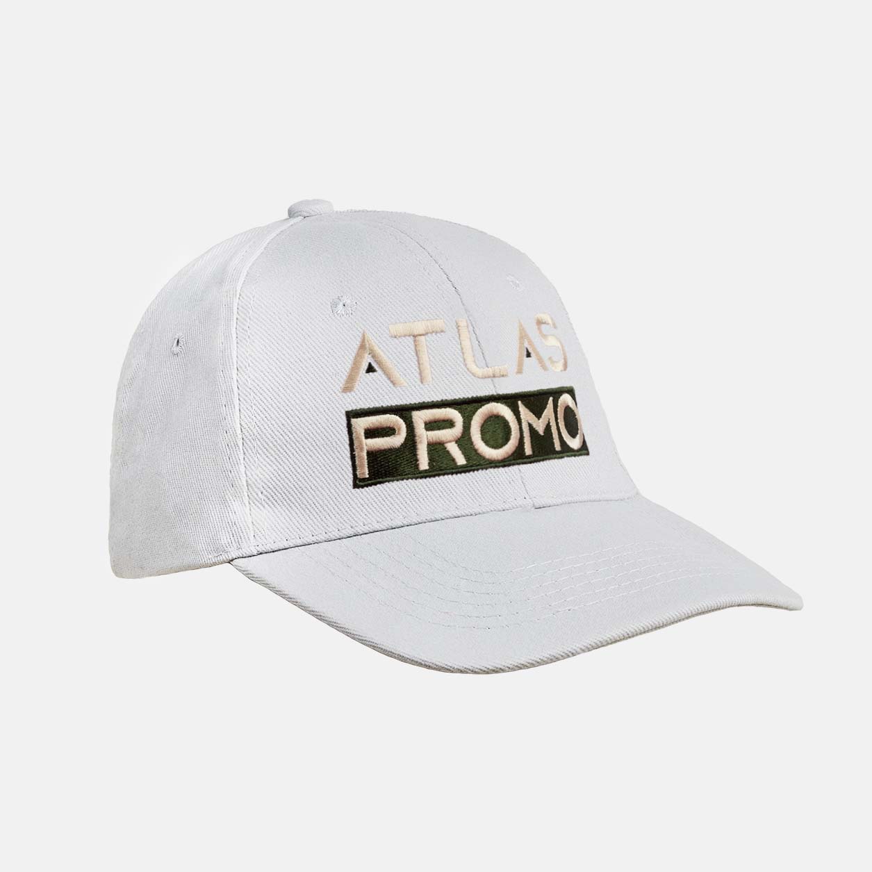 Twill cap met borduring