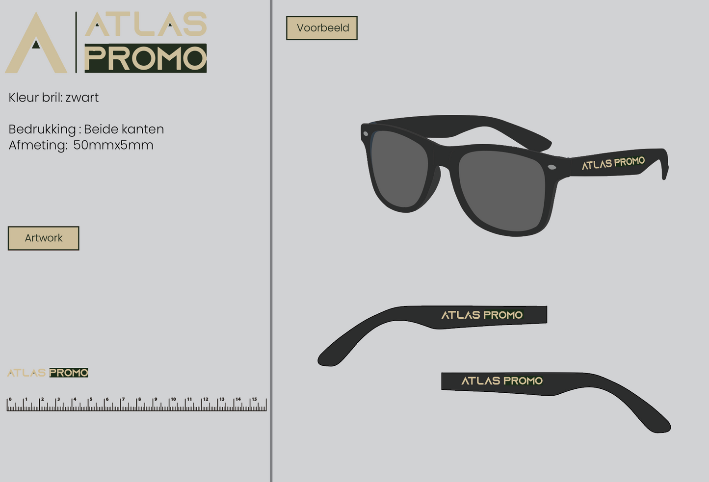 Tommy zonnebrillen met bedrukking