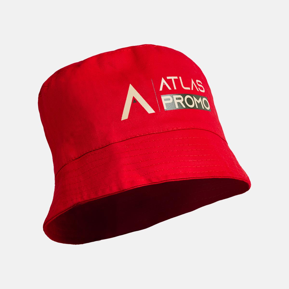 Vissershoed met bedrukking