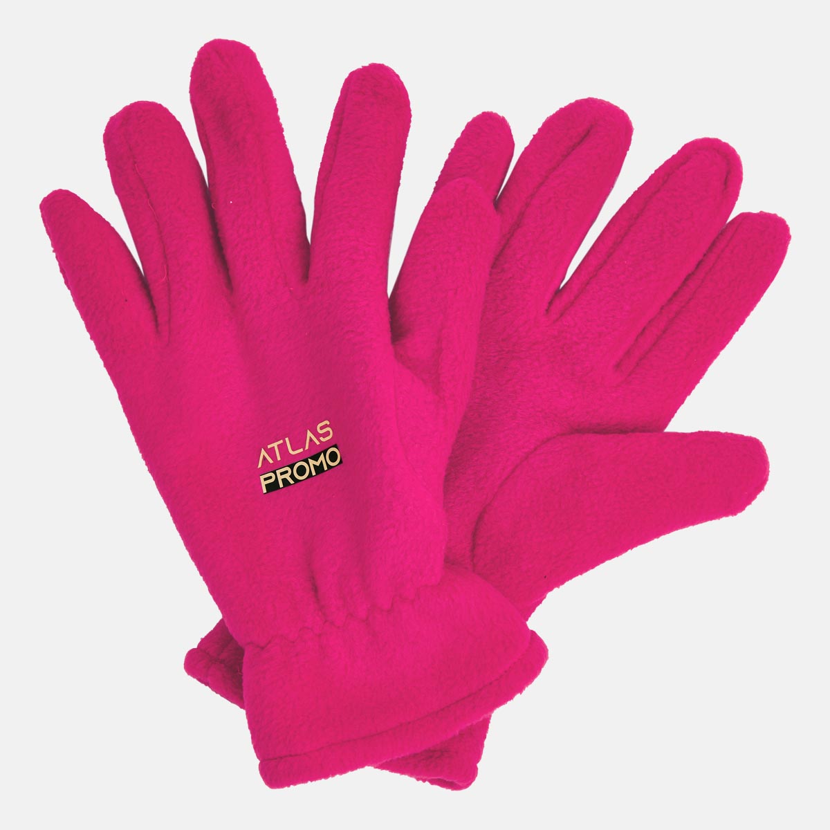 Fleece handschoenen met bedrukking