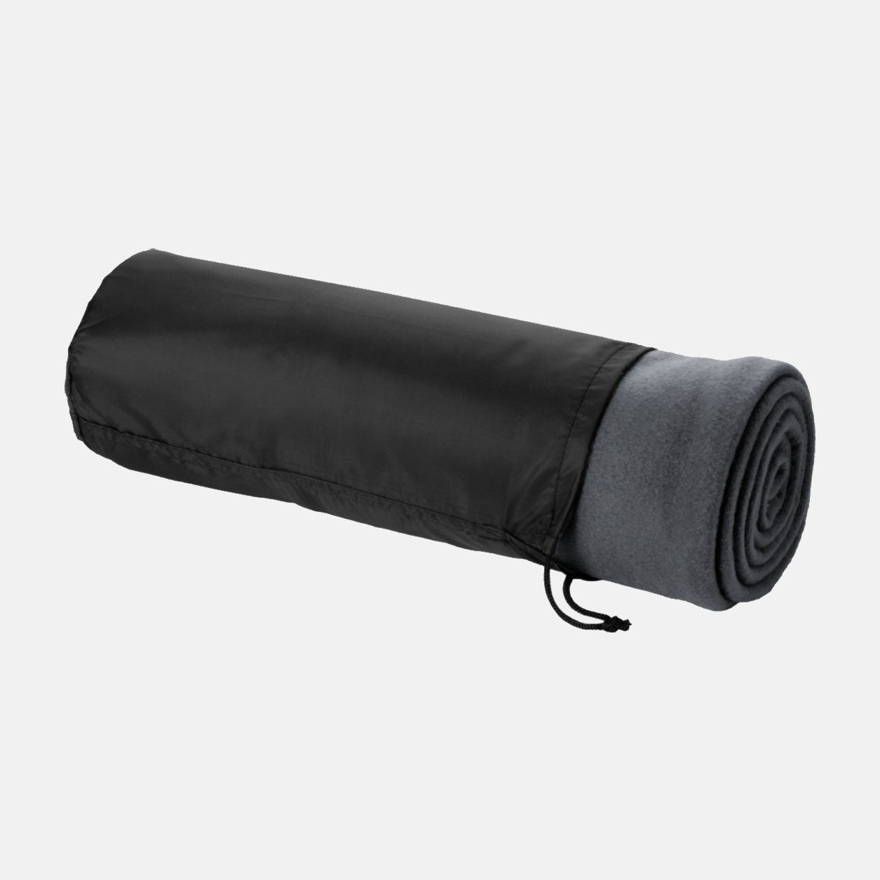 Fleece dekens met bedrukking op tasje 150x120cm