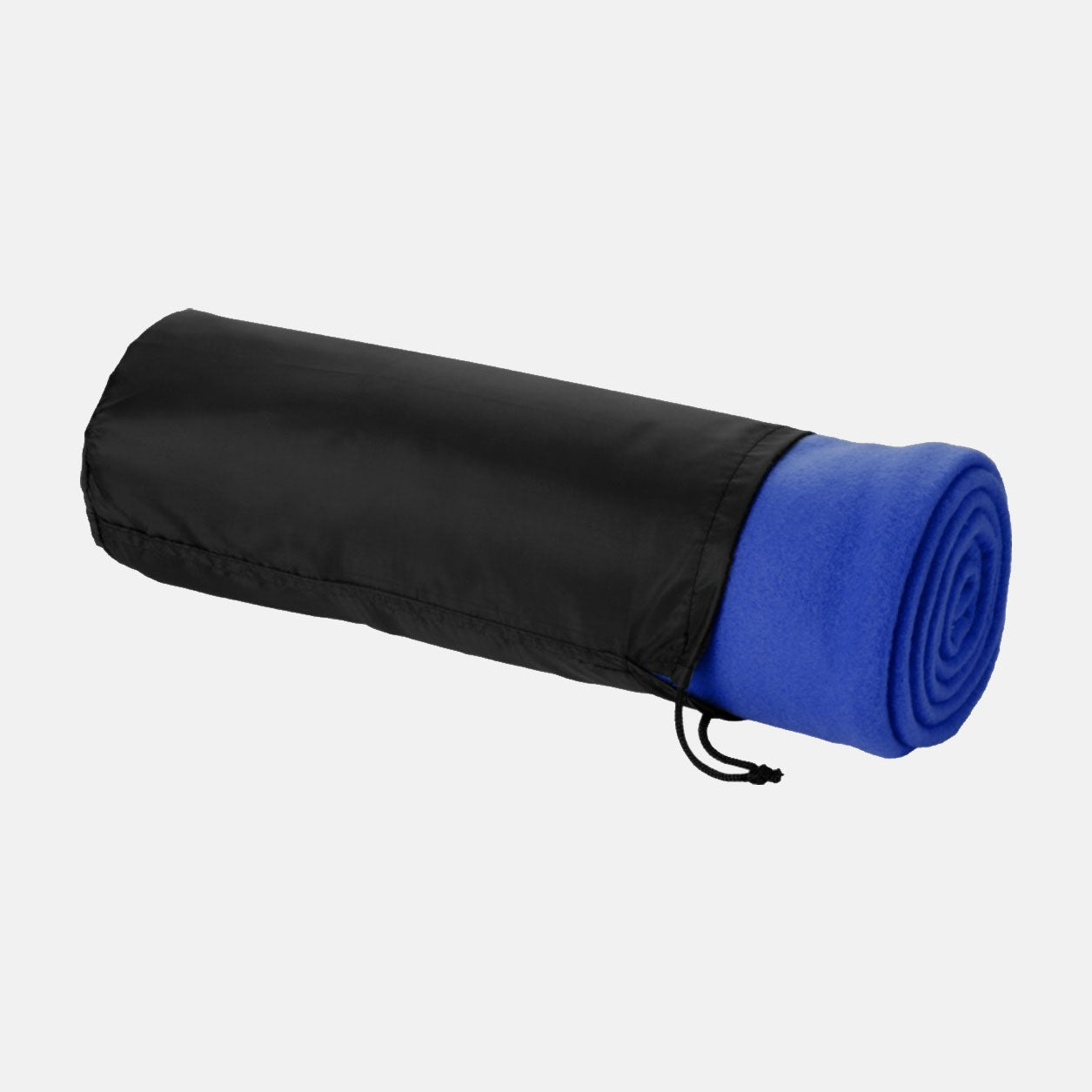 Fleece dekens met bedrukking op tasje 150x120cm