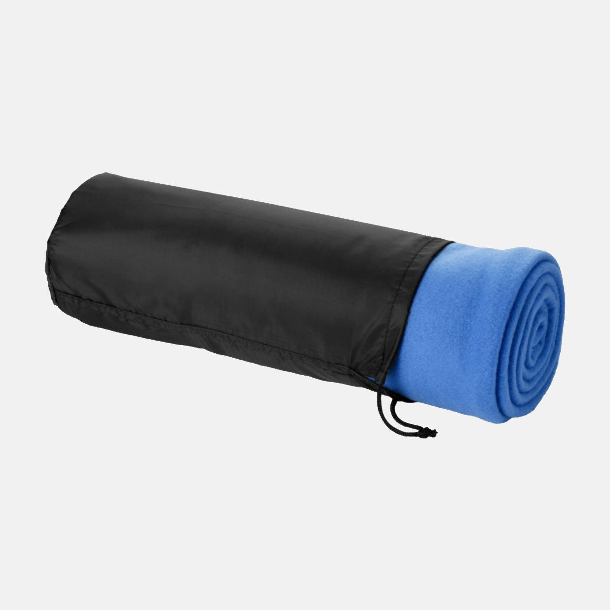 Fleece dekens met bedrukking op tasje 150x120cm