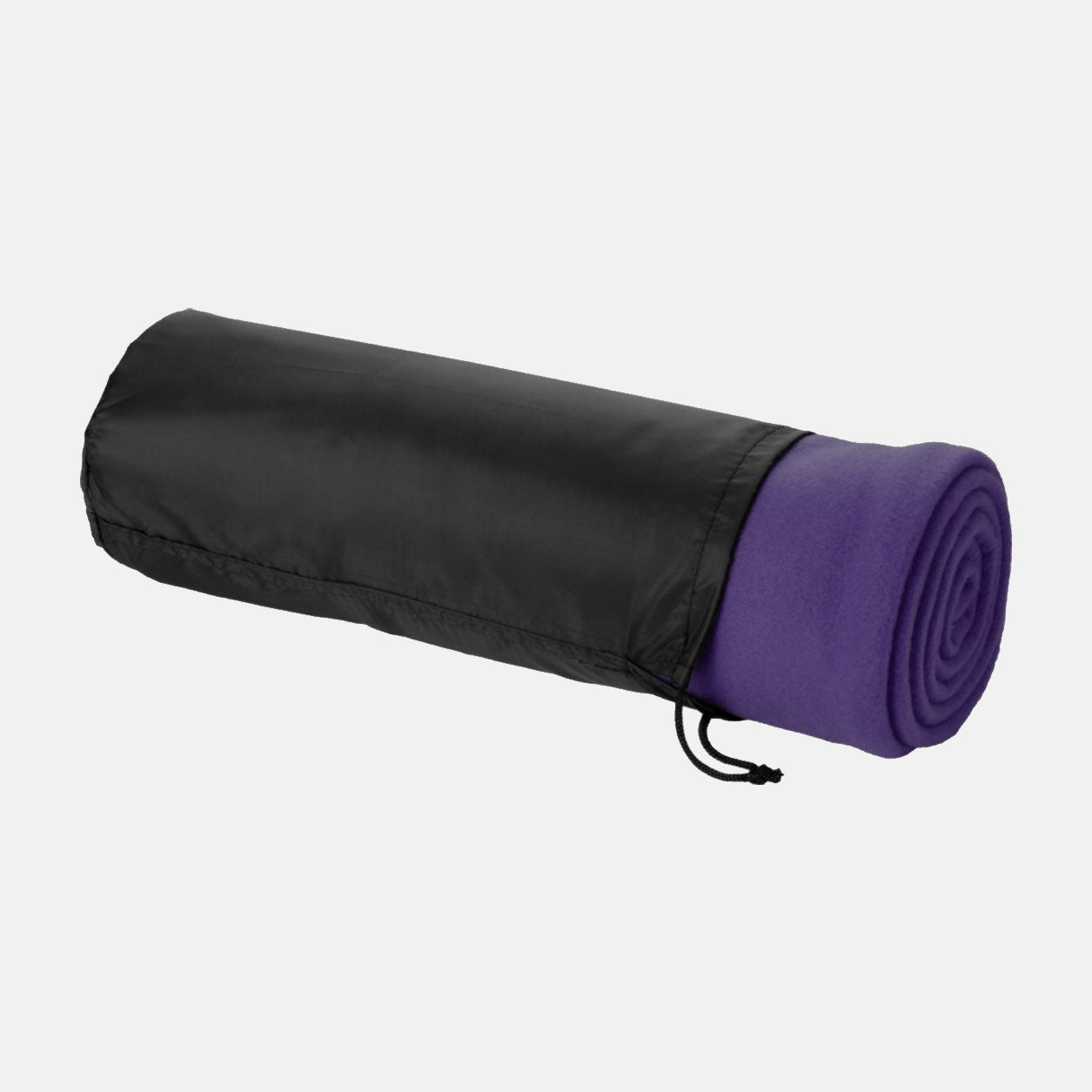 Fleece dekens met bedrukking op tasje 150x120cm