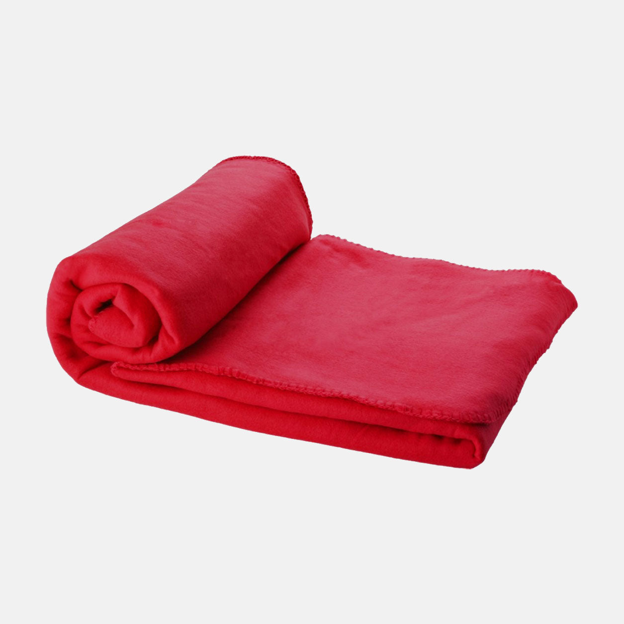 Fleece dekens met bedrukking op tasje 150x120cm