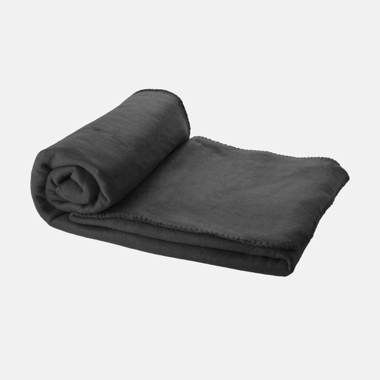 Fleece dekens met bedrukking op tasje 150x120cm