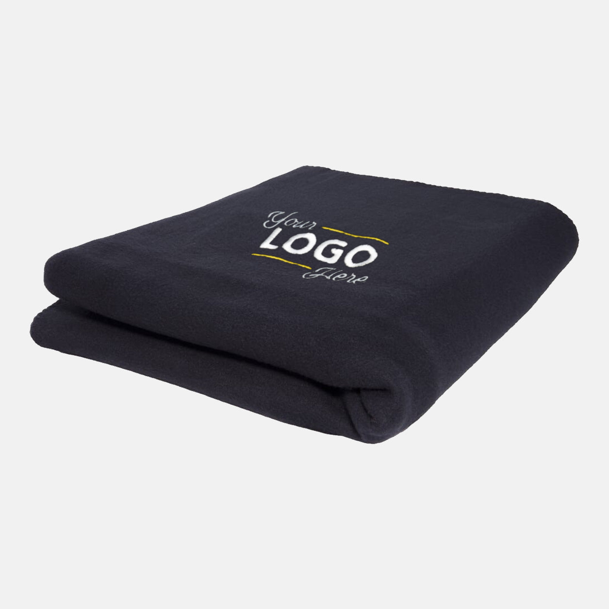 Fleece dekens met borduring 150x120cm