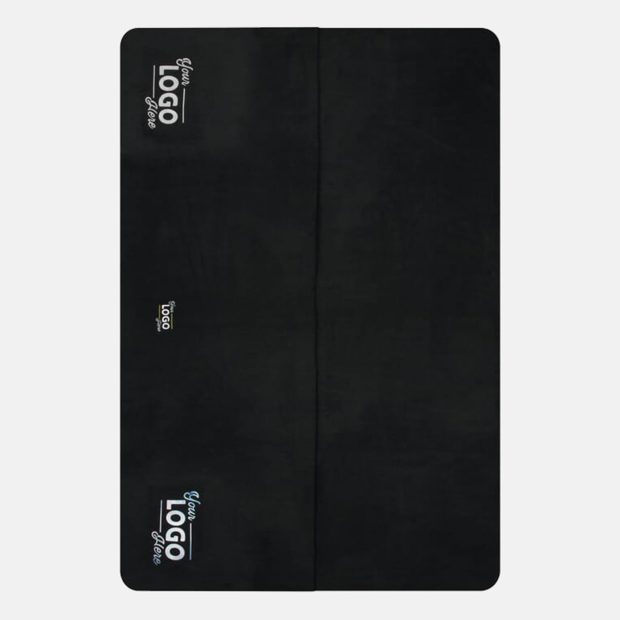 Fleece dekens met borduring 150x120cm