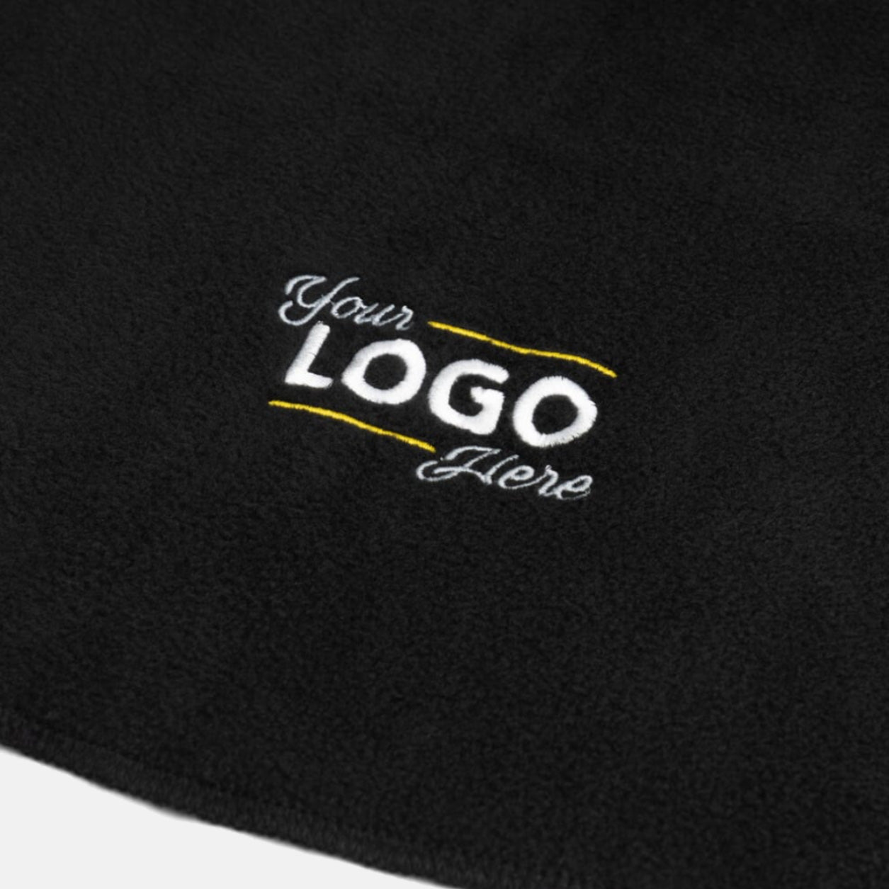 Fleece dekens met borduring 150x120cm
