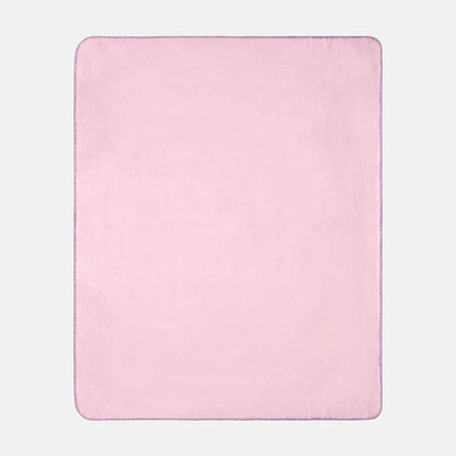 Multifunctional Fleece Deken met Borduring
