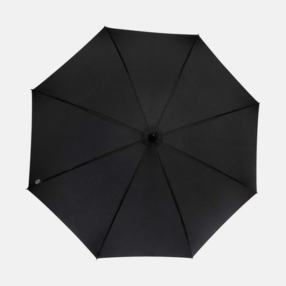Premium carbon-look paraplu met bedrukking