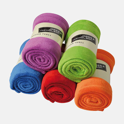 Microvezel Fleece Deken met Borduring