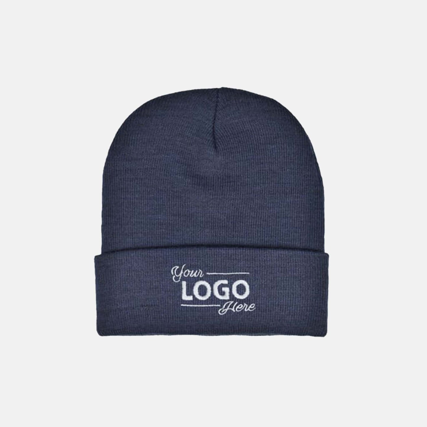 Gebreide 100% RPET Muts met Borduring