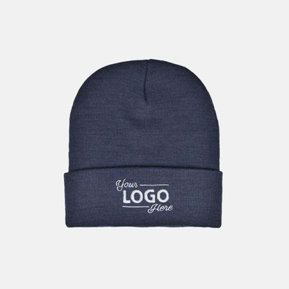 Gebreide 100% RPET Muts met Borduring