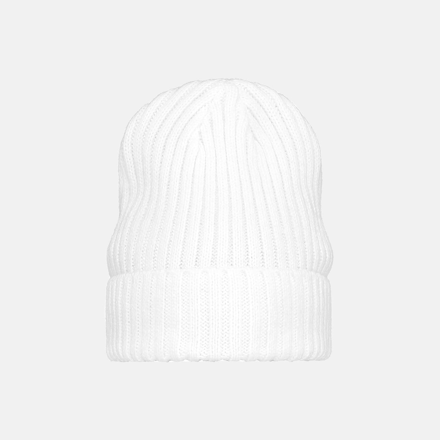 Grof Gebreide Muts met Borduring