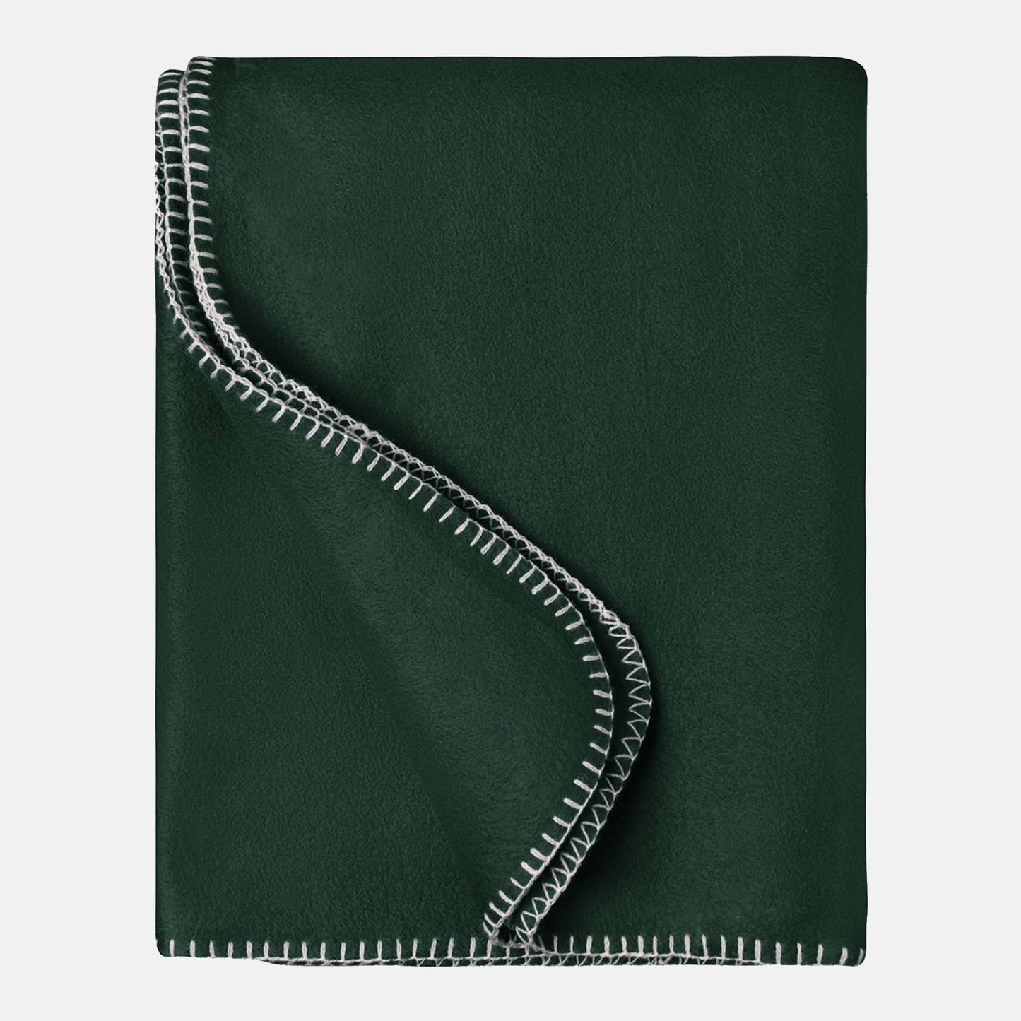 Multifunctional Fleece Deken met Borduring