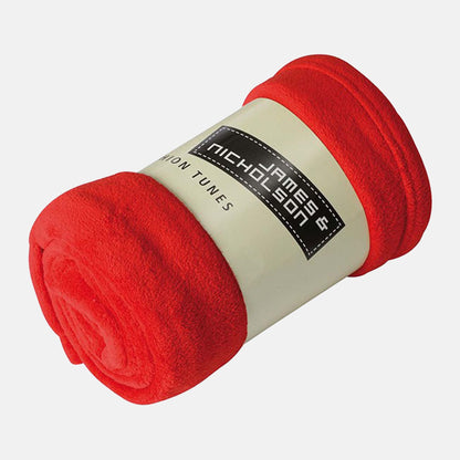 Microvezel Fleece Deken met Borduring