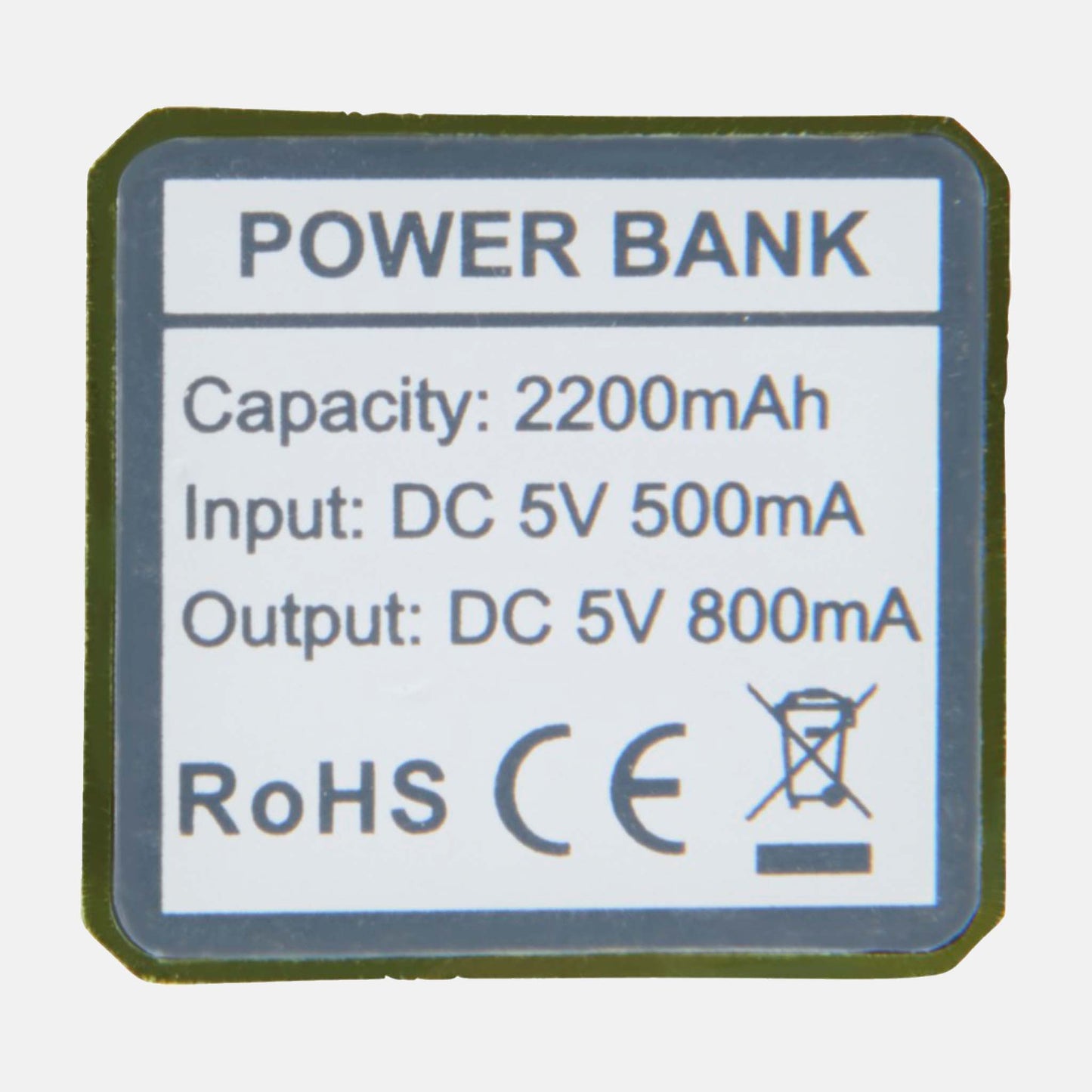 WS101B 2200/2600 mAh Powerbank