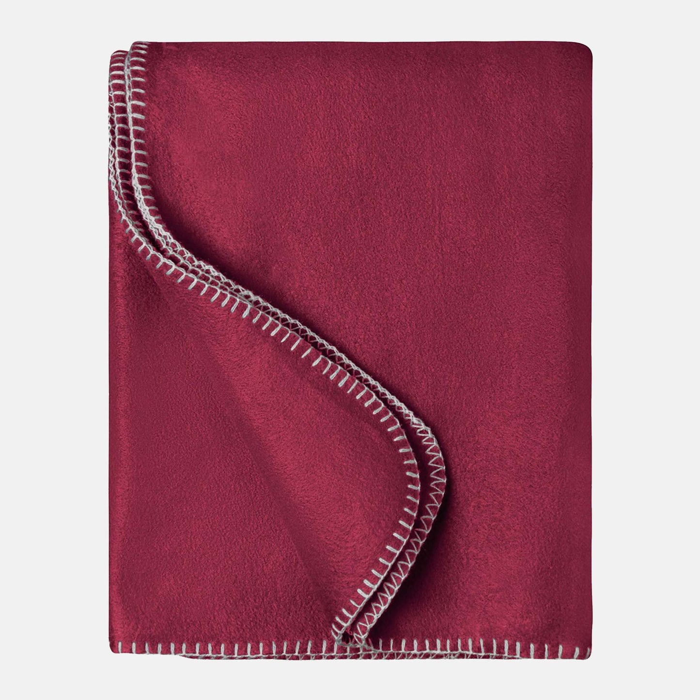 Multifunctional Fleece Deken met Borduring