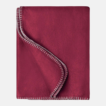 Multifunctional Fleece Deken met Borduring