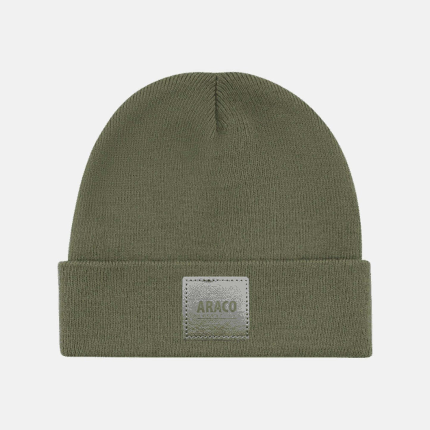 Gebreide 100% RPET Muts met Borduring