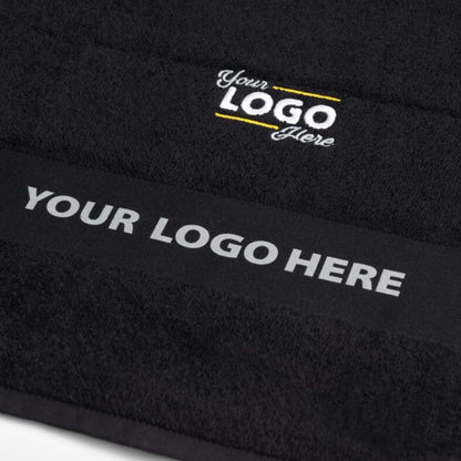 Badhanddoeken met logo bedrukken 100x50cm