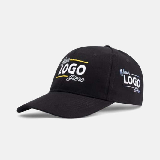 Twill cap met borduring