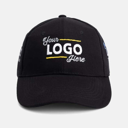 Twill cap met borduring