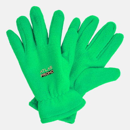 Fleece handschoenen met bedrukking