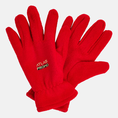 Fleece handschoenen met bedrukking