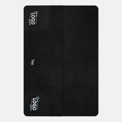 Fleece dekens met borduring 150x120cm