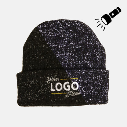 Reflecterende mutsen met borduring