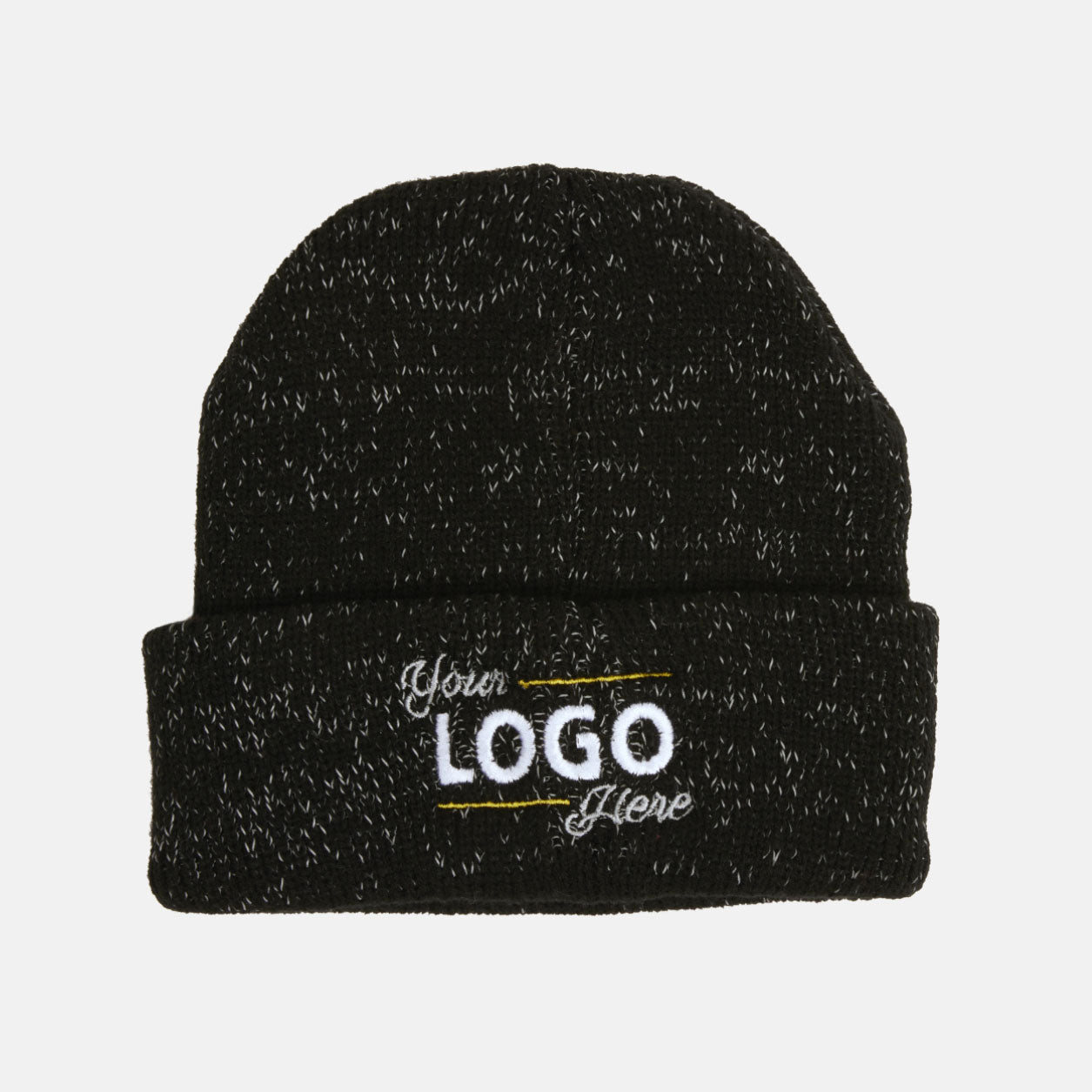 Reflecterende mutsen met borduring