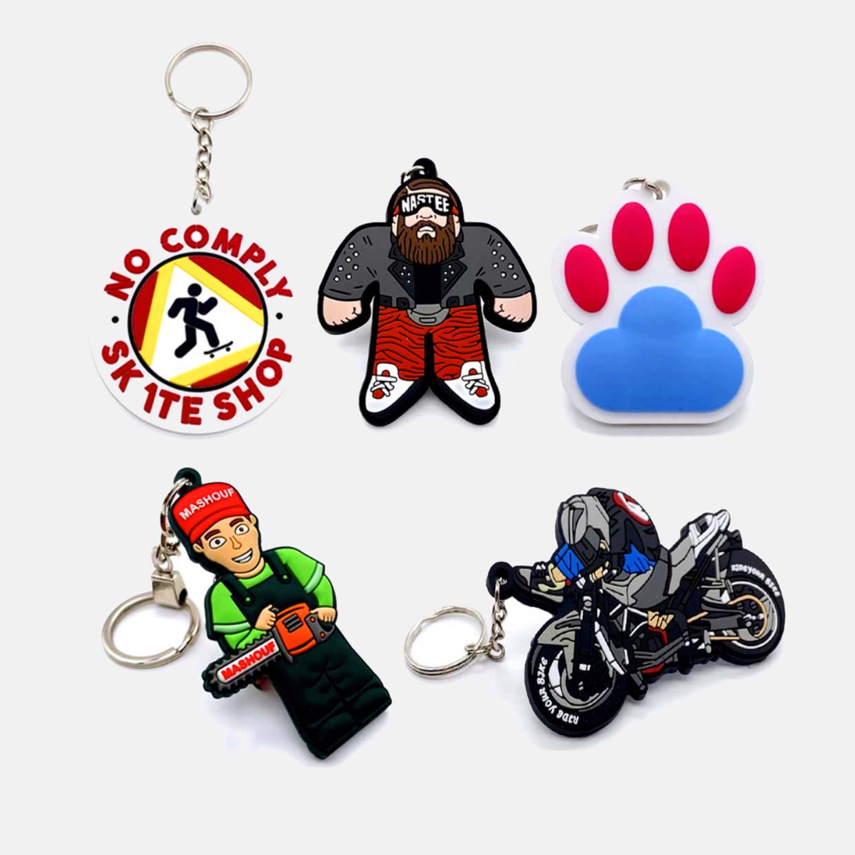 Sleutelhangers met eigen logo