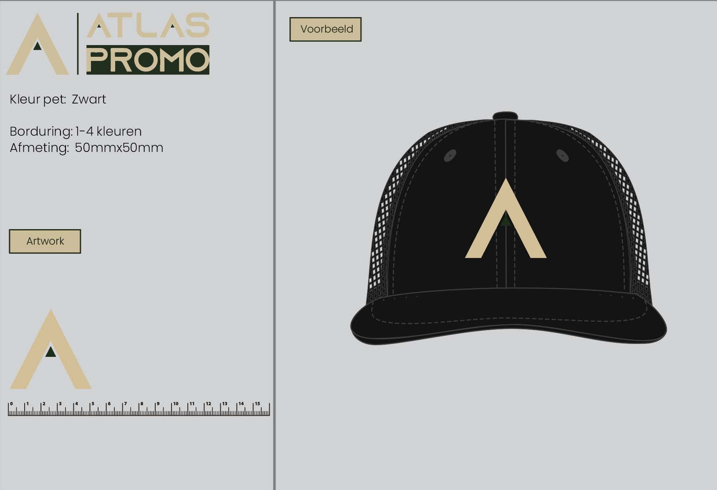 Luxe snapback met borduring