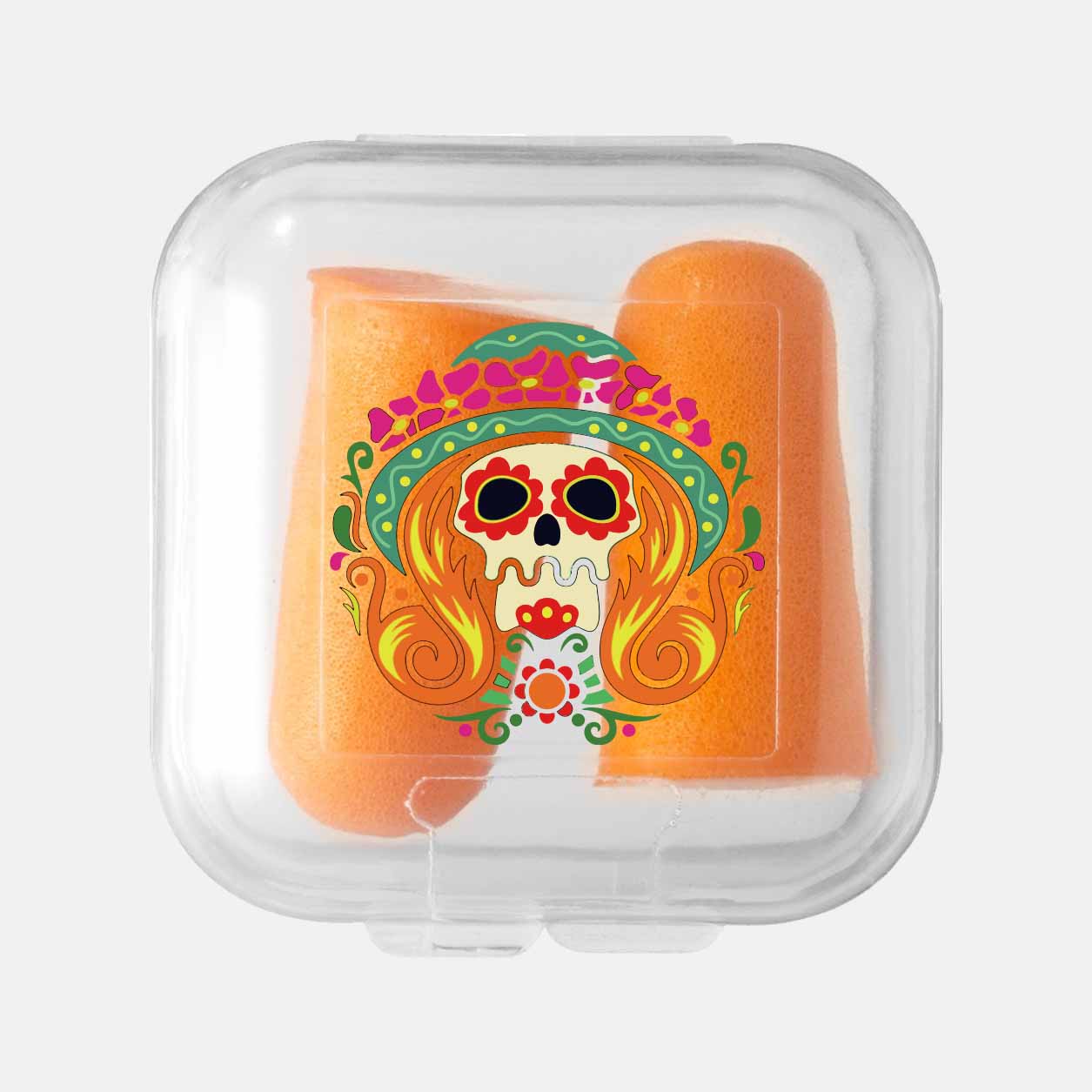 Oordopjes in reisdoosje met logo